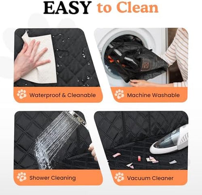 Dog Car Seat Cover For Back Seat, 100% Waterproof Hammock & Back Seat Protector - Image 4