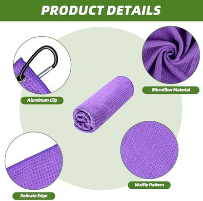 Mile High Life Microfiber Golf Towel 3 Pack Waffle - Image 6
