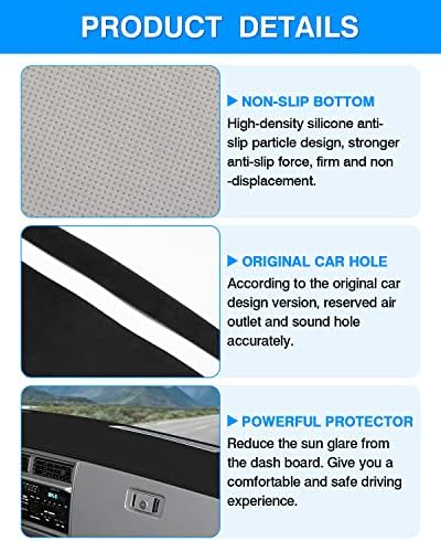 Autorder Dashboard Cover Mat for 1986-1993 Chevy Chevrolet S10 Blazer/GMC S15 - Image 6