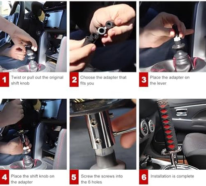 KVAEY Samurai Sword Shift Knob, Automotive Katana Manual Transmission Gear - Image 5