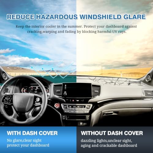 FIILINES Dash Cover for 2019-2025 Honda Passport/ 2016-2022 Pilot/ 2017-2025 - Image 6
