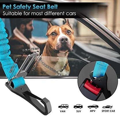 SlowTon Dog Car Seat Belt, 3 in 1 Latch Bar Attachment Dog Safety Seatbelt - Image 6