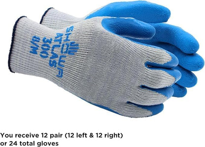 SHOWA Atlas 300 Original 1994 Crinkle Grip Work Gloves, - Image 3