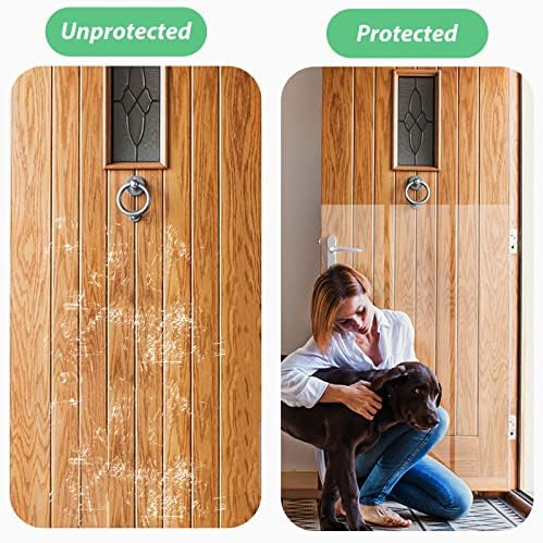 Door Protector from Dog Scratching 200" x 8.2" Cat Scratch Door Frame Single - Image 2