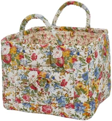 Car Storage Basket for Back Seat, Aesthetic Fabric Storage Basket for Clothes by Unknown