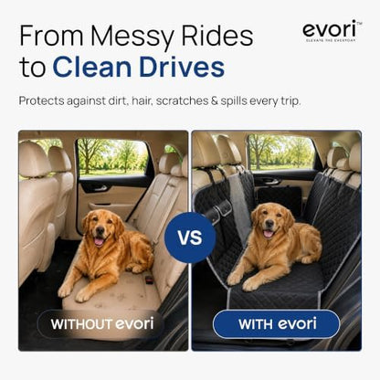 Dog Car Seat Cover for Back Seat, Waterproof Hammock - Image 2