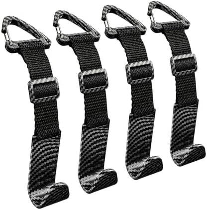 Amooca 4 Pack Anti-drop Headrest Hooks Adjustable Car Seat Organizer by Amooca