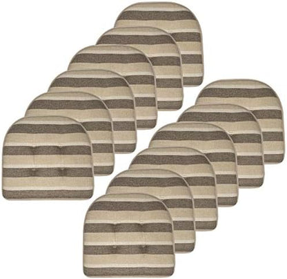 Sweet Home Collection Chair Cushion Memory Foam Pads Tufted Slip Non Skid by SweetHomeCollection