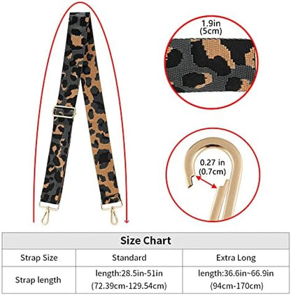 ZOOEASS Wide Shoulder Strap Adjustable Replacement Belt Crossbody Canvas Bag - Image 4