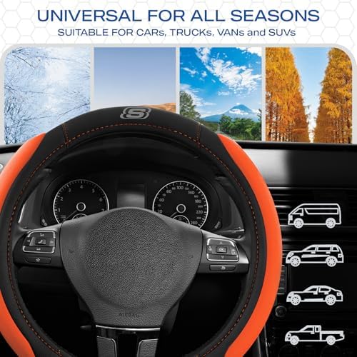 Skechers Steering Wheel Cover, Memory Foam Car Steering Wheel Cover, - Image 6