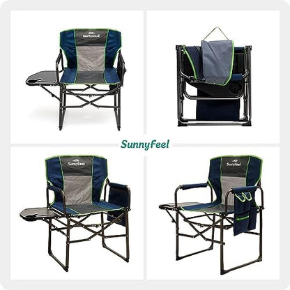 SUNNYFEEL Oversized Camping Chair Portable Directors Chairs - Image 6