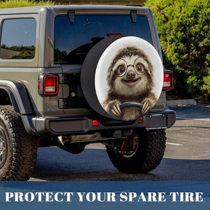 Funny Spare Tire Cover Waterproof Dust-Proof Spare Wheel Covers - Image 6