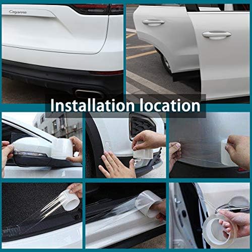 Storystore Car Door Edge Guard, 2.7 in x 33 Ft Clear Door Edge Protector - Image 6