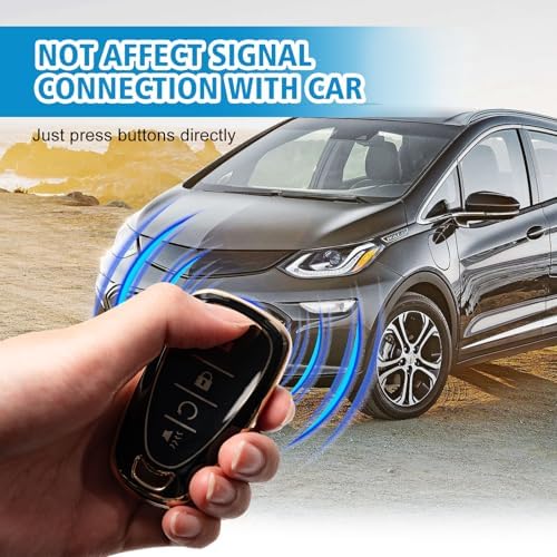 Rislobx Key Fob Cover Fit for Chevy Key, Car Key Case Protector for Volt Bolt - Image 4
