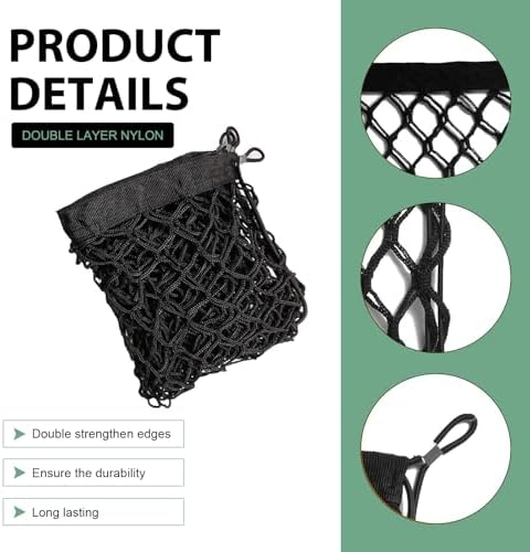 Car Cargo Net, Car Trunk Net Stretchable, Dual-Layer Nylon Trunk Storage Mesh - Image 3