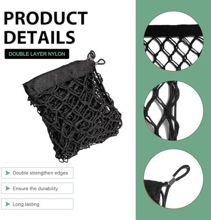 Car Cargo Net, Car Trunk Net Stretchable, Dual-Layer Nylon Trunk Storage Mesh - Image 3
