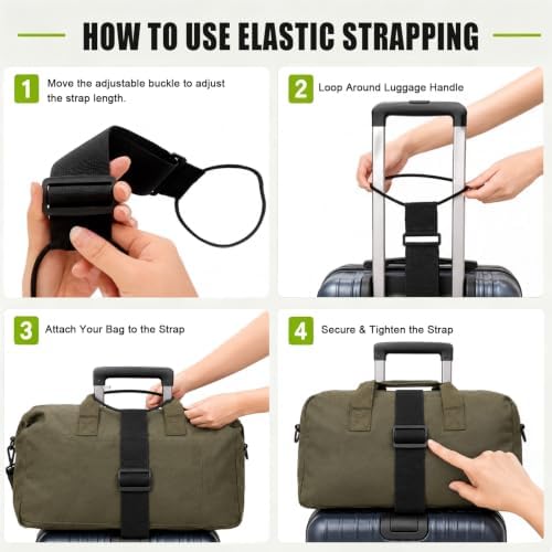 6PCS Adjustable Luggage Connector Straps - Image 6