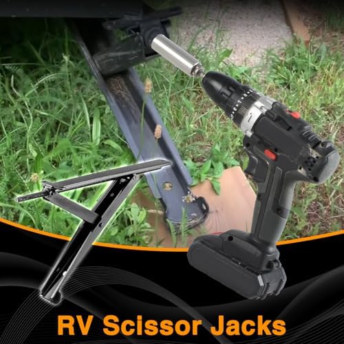EVRBUL Stainless Steel Scissor Jack Slotted Drill Adapter T-Slot Drill - Image 5