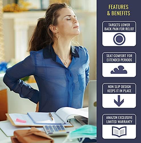 DMI Gradual Slope Seat Cushion for Coccyx, Sciatica and Tailbone Pain Used - Image 5
