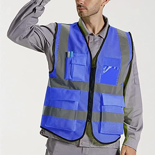 XIAKE Reflective Safety Vest for Men & Women High Visibility Class 2 Vest - Image 2