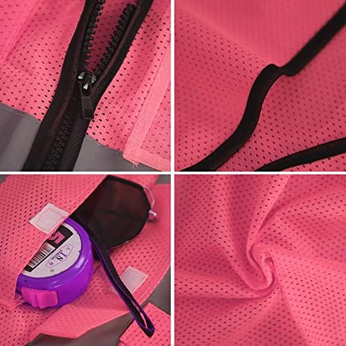 XIAKE Reflective Safety Vest for Men & Women High Visibility Class 2 Vest - Image 4