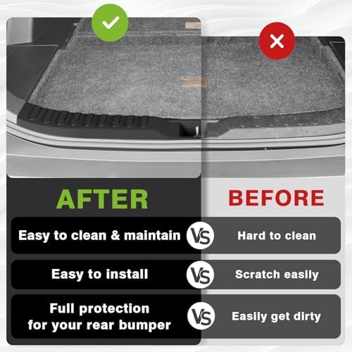 BestEvMod for 2019-2025 RAV4 Upgrade Rear Bumper & Trunk Sill Cover Protector - Image 6
