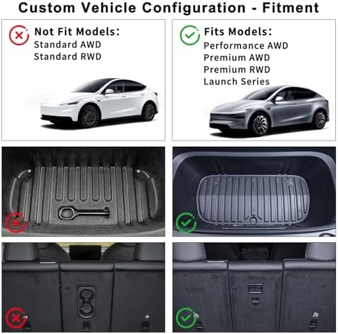 Tesla Model Y Juniper Floor Mats Set 2025 2026(Not Fit 7 Seat & Standard - Image 2