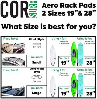 COR Surf Aero Car Roof Rack Pads - Image 5