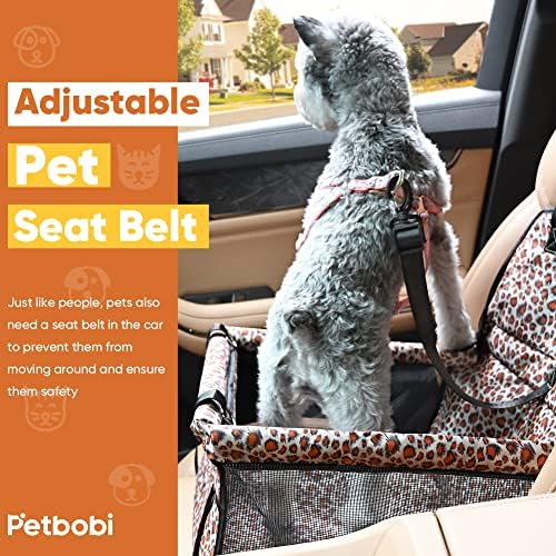 Petbobi Dog Car Seat for Small Dogs and Cats up to 15 lbs, Portable Booster - Image 4