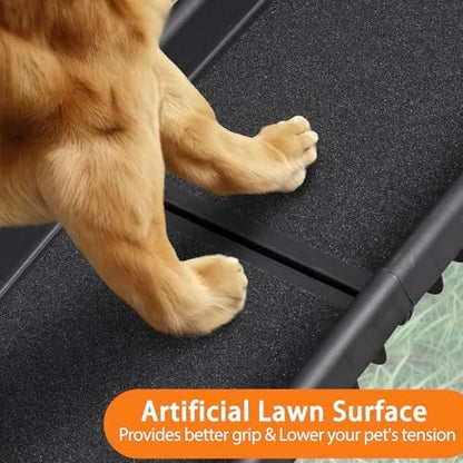 Folding Dog Ramp for Car 61 Inches Dog Ramps for Large Dogs Non-Slip Surface - Image 2