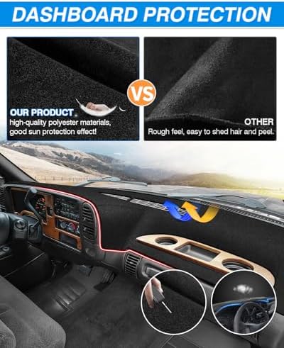 Cartist Dash Cover for 1995 1996 Chevrolet Silverado C/K 1500 2500 3500 - Image 5