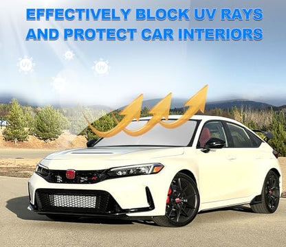 Foldable Front Windshield Sunshade fit - Image 6