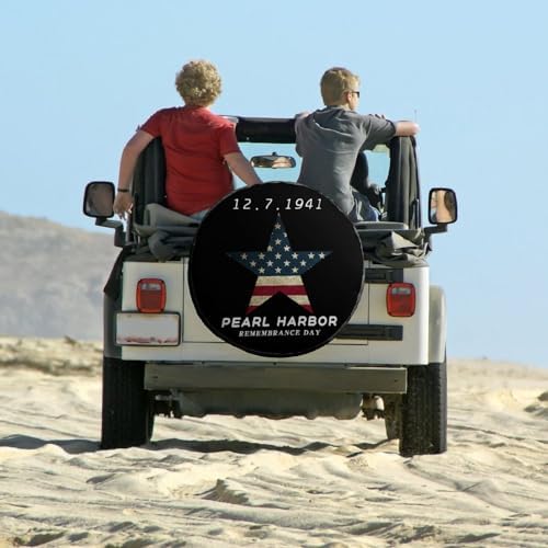 Pearl Harbor Remembrance Day Tire Covers, Dust-Proof Weatherproof Wheel Covers - Image 6