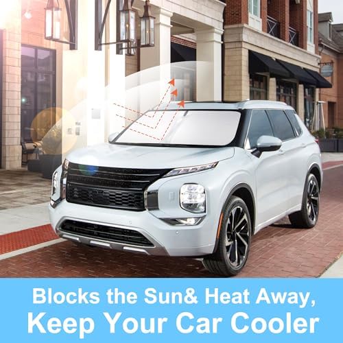 Windshield Sun Shade for 2022-2026 Mitsubishi Outlander - Image 6
