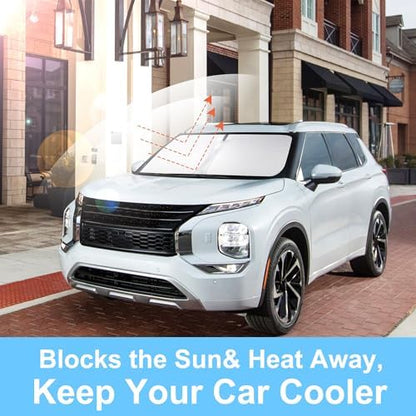 Windshield Sun Shade for 2022-2026 Mitsubishi Outlander - Image 6