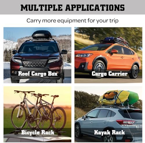 Aero Aluminum Universal Roof Rack Cross Bars, Existing Raised Side Rail - Image 7