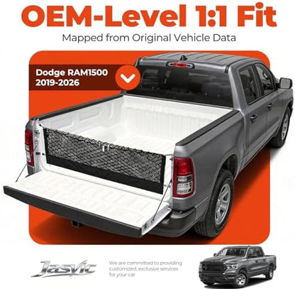 3-Layer Cargo Net for Dodge RAM1500/2500/3500 2019-2026, Zoned Storage Use - Image 3