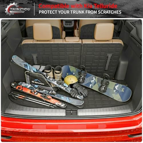 Trunk Mat with Backrest Mat for 2020-2025 Kia Telluride - Image 6
