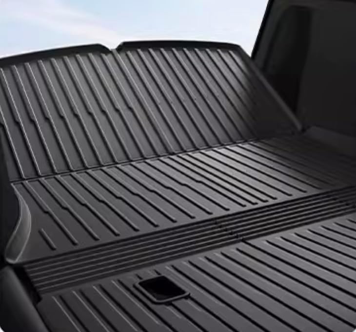 Compatible with 2026 Tesla Model Y L 6 Seater Floor Mats 3 Row TPE & Trunk Mat - Image 2