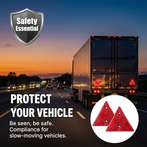 2 Pack Safety Reflector Warning Sign, Engineering Road Grade Reflective - Image 6
