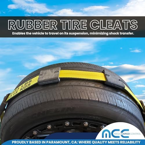 1PK Rubber Tire Cleats Tie Down Blocks - Image 2