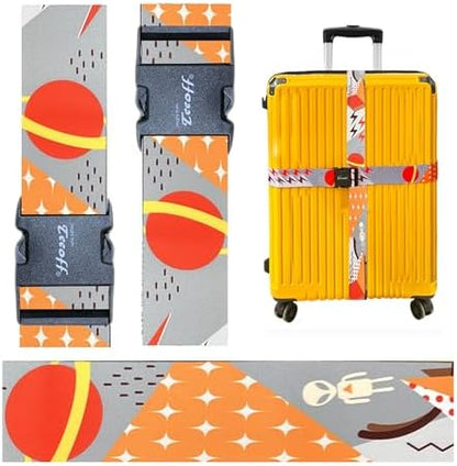 Teeoff Luggage Straps Suitcase Belts Travel Bag Accessories Adjustable 220CM by Teeoff