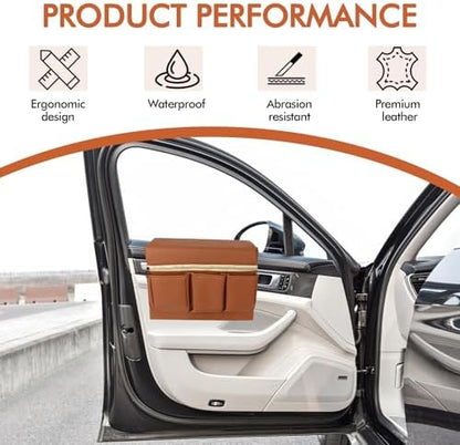 wuyaoyao Leather Car Window Armrest Storage Box - Image 4