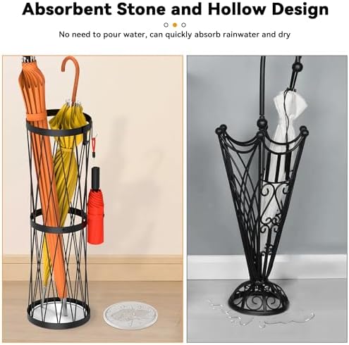 Invech 23 Inch Metal Umbrella Holder - Image 3