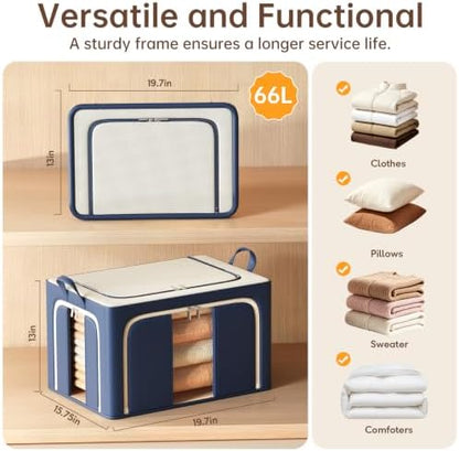 Clothes Storage Bins, 3 Openings - Image 2
