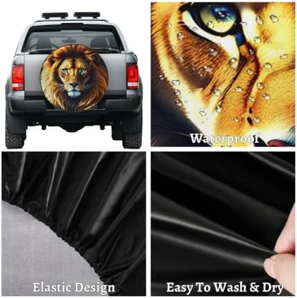 Art Lion Animal Spare Tire Cover Dust-Proof Wheel Protector - Image 4