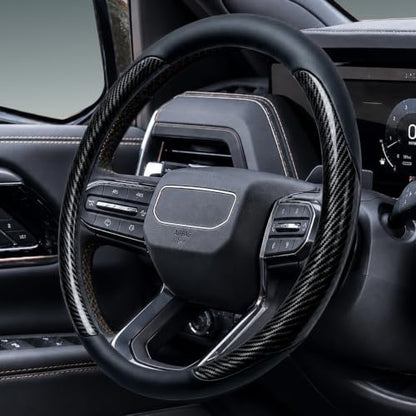 Yangday Leather Steering Wheel Cover - Image 3