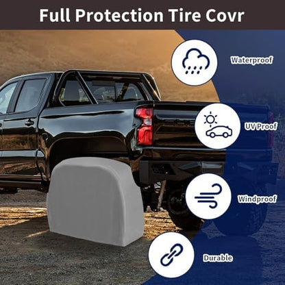 PureFit Waterproof Dual-Axle Tire Cover 30"-33" 2 Packs - Image 5