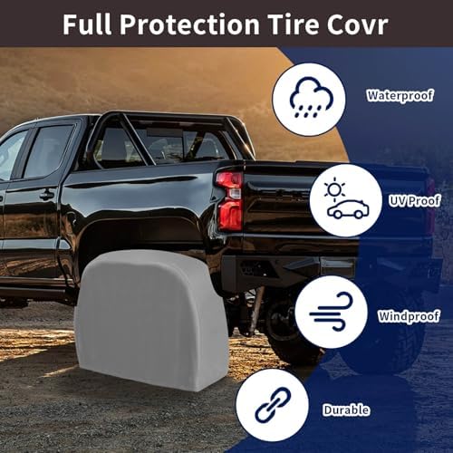 PureFit Waterproof Dual-Axle Tire Cover 27"-30" 2 Packs - Image 5