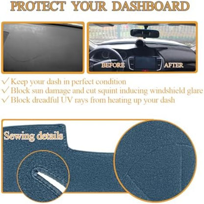 Yiz Dash Cover Mat for Ford F150 F250 F350 Bronco 1992-1997 J20 - Image 5